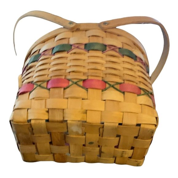 Vintage Christmas Collection Season Greetings Basket - Picture 4 of 4